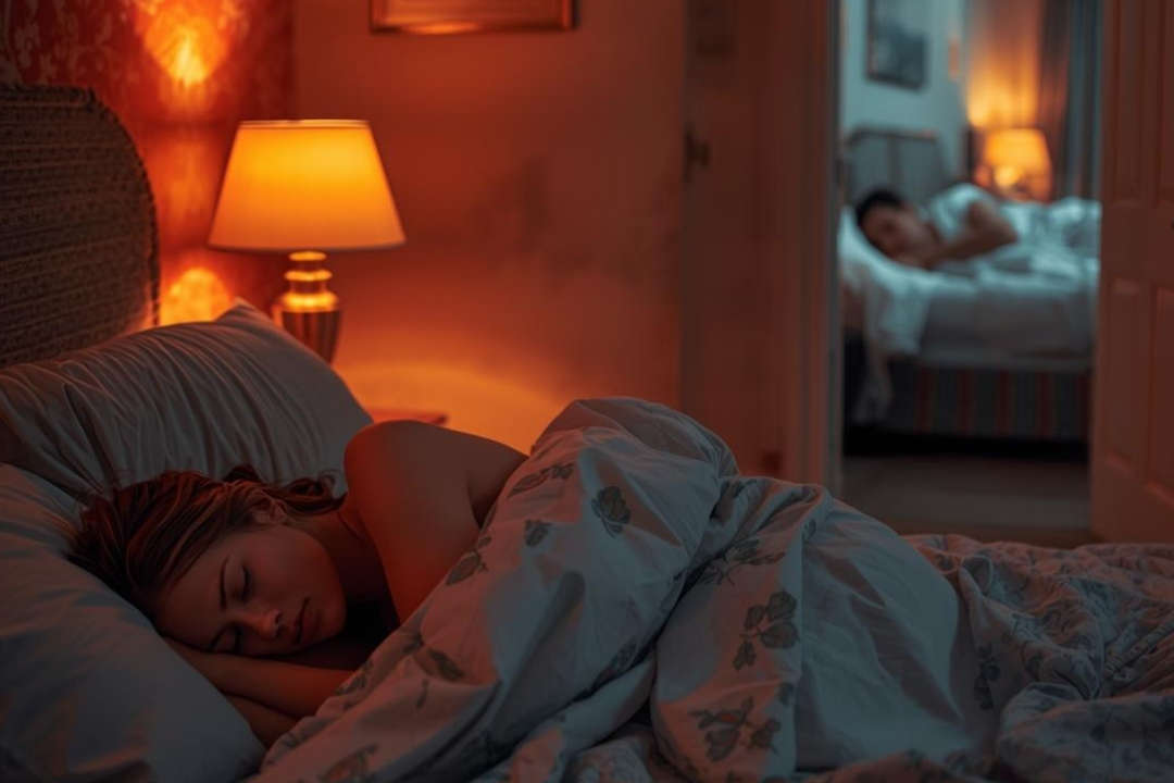 sleep divorce apart slapen